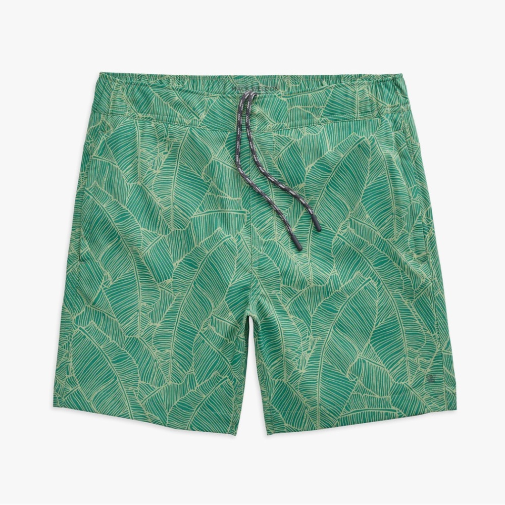 Mack Weldon swim trunks 6” Board Shorts Men’s Size M Succulent Tropic NEW